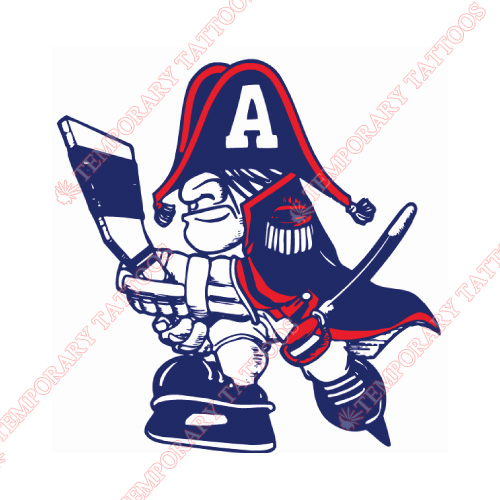 Milwaukee Admirals Customize Temporary Tattoos Stickers NO.9081